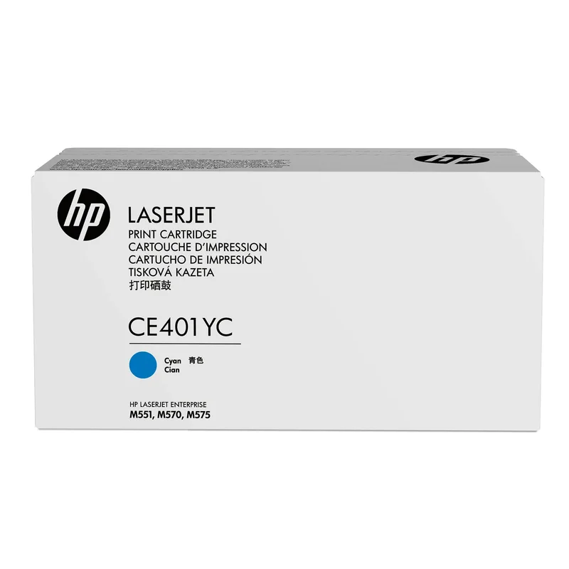 HP Toner CE401YC, 507A, Cyan