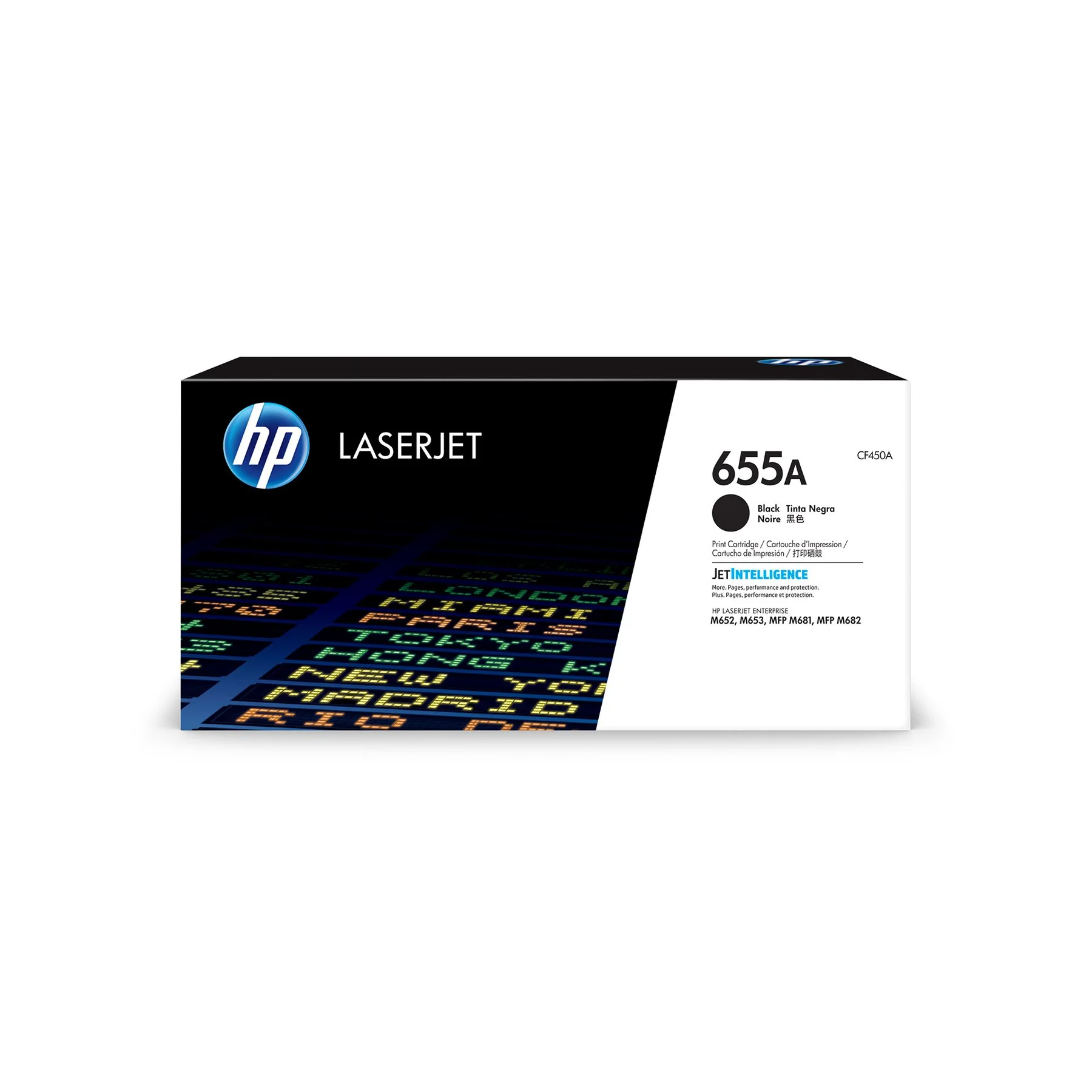 HP Toner CF450A, M652/681, 12500 pages/5%, Black