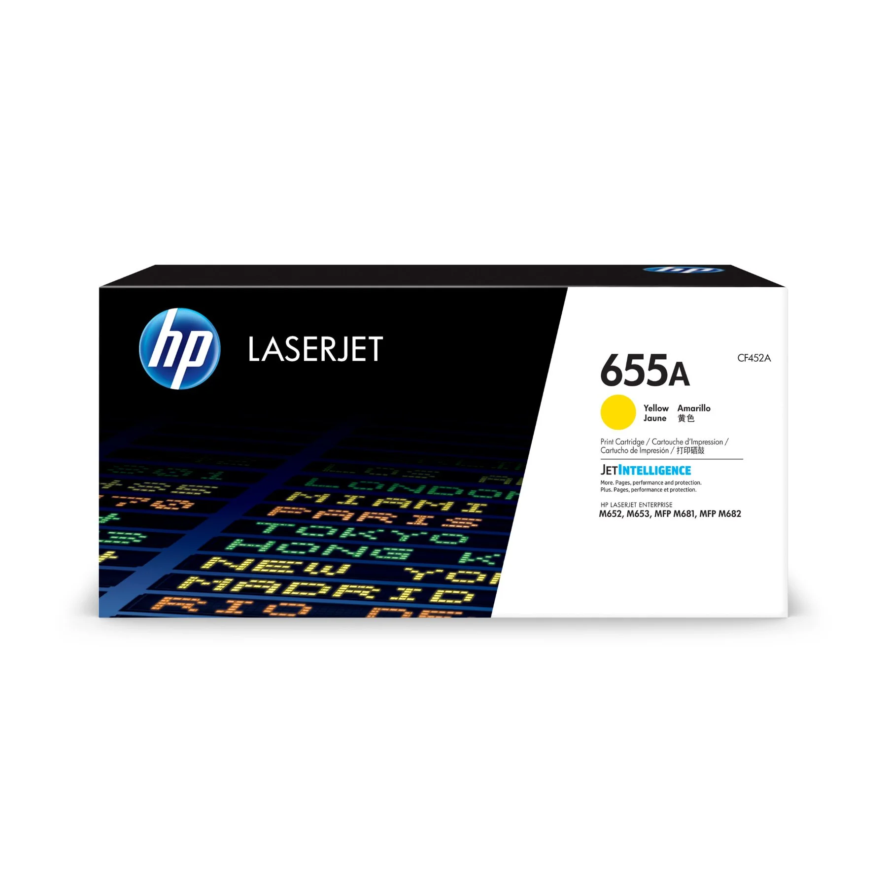 HP Toner CF452A, M652/681, 10,500 pages/5%, Yellow