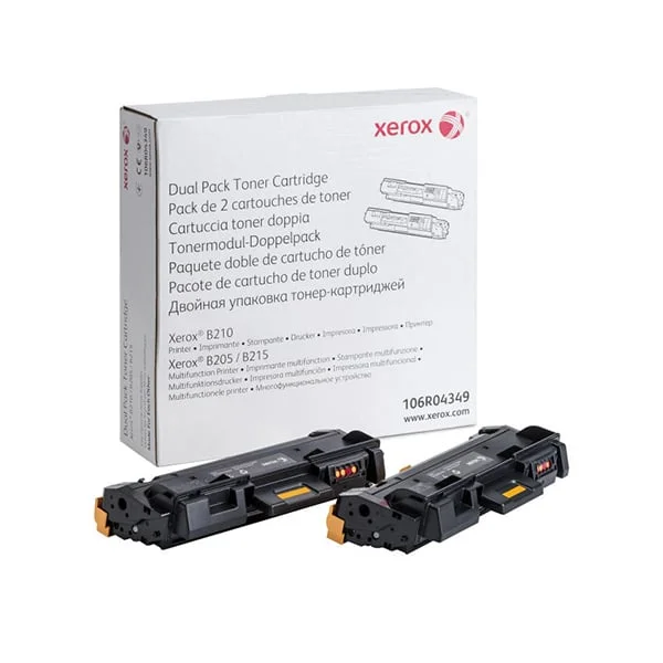 Xerox Toner 106R04349 B210/215, 6000 Pages/5%, Black