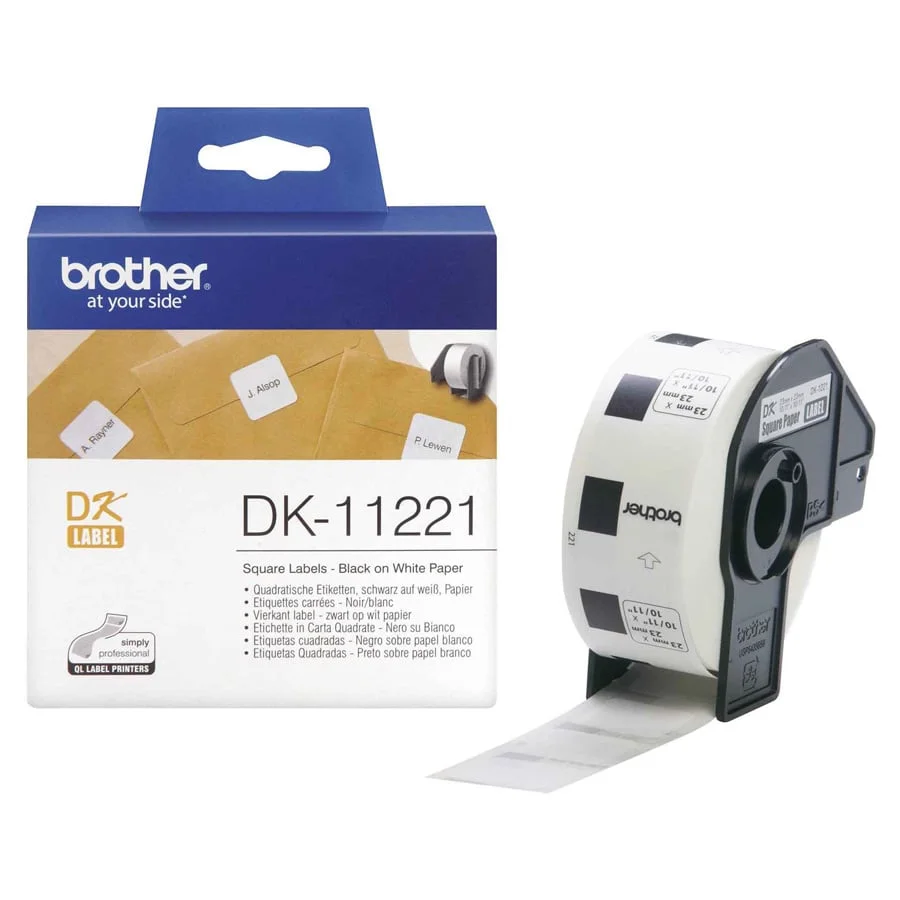 Brother Thermal printer labels, square, 23 x 23 mm, 1 000 pcs