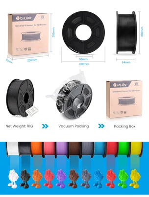 Филамент за 3D принтер, ABS, 1.75 mm, 1 kg, бял