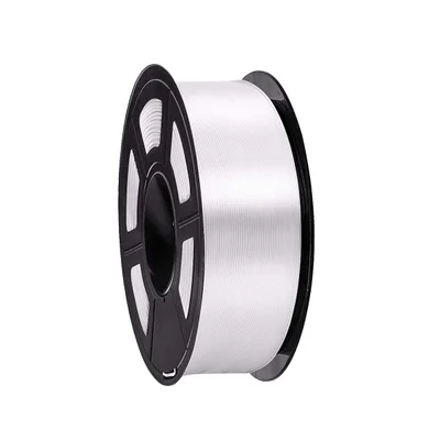 3D printer filament Silk, PLA+, 1.75 mm, 1 kg, white