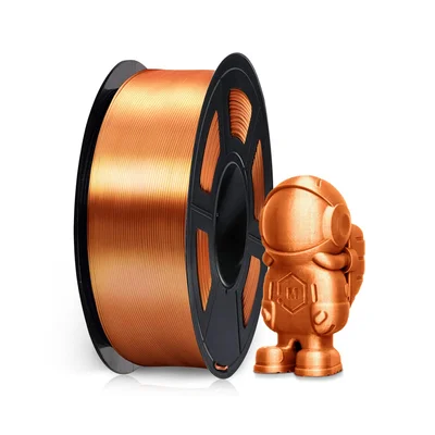 3D Printer Filament Silk, PLA+, 1.75 mm, 1 kg, bronze