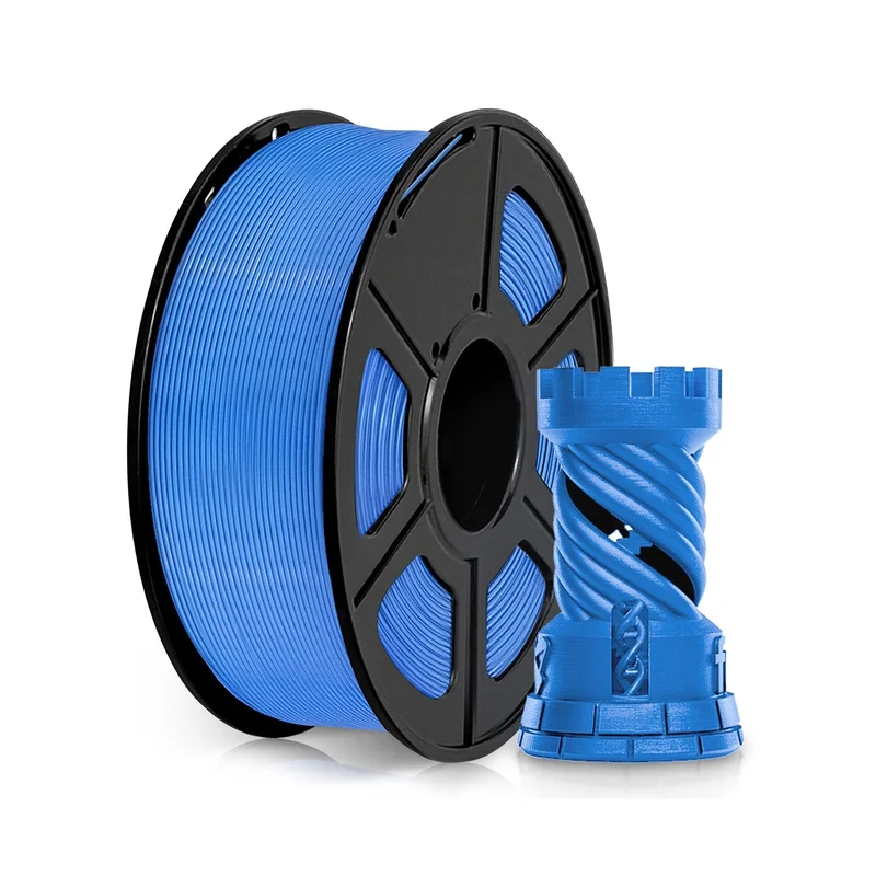 3D Printer Filament, PLA+, 1.75 mm, 1 kg, sky blue