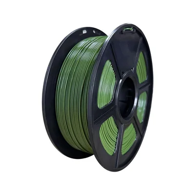 3D printer filament, PLA+, 1.75 mm, 1 kg, green