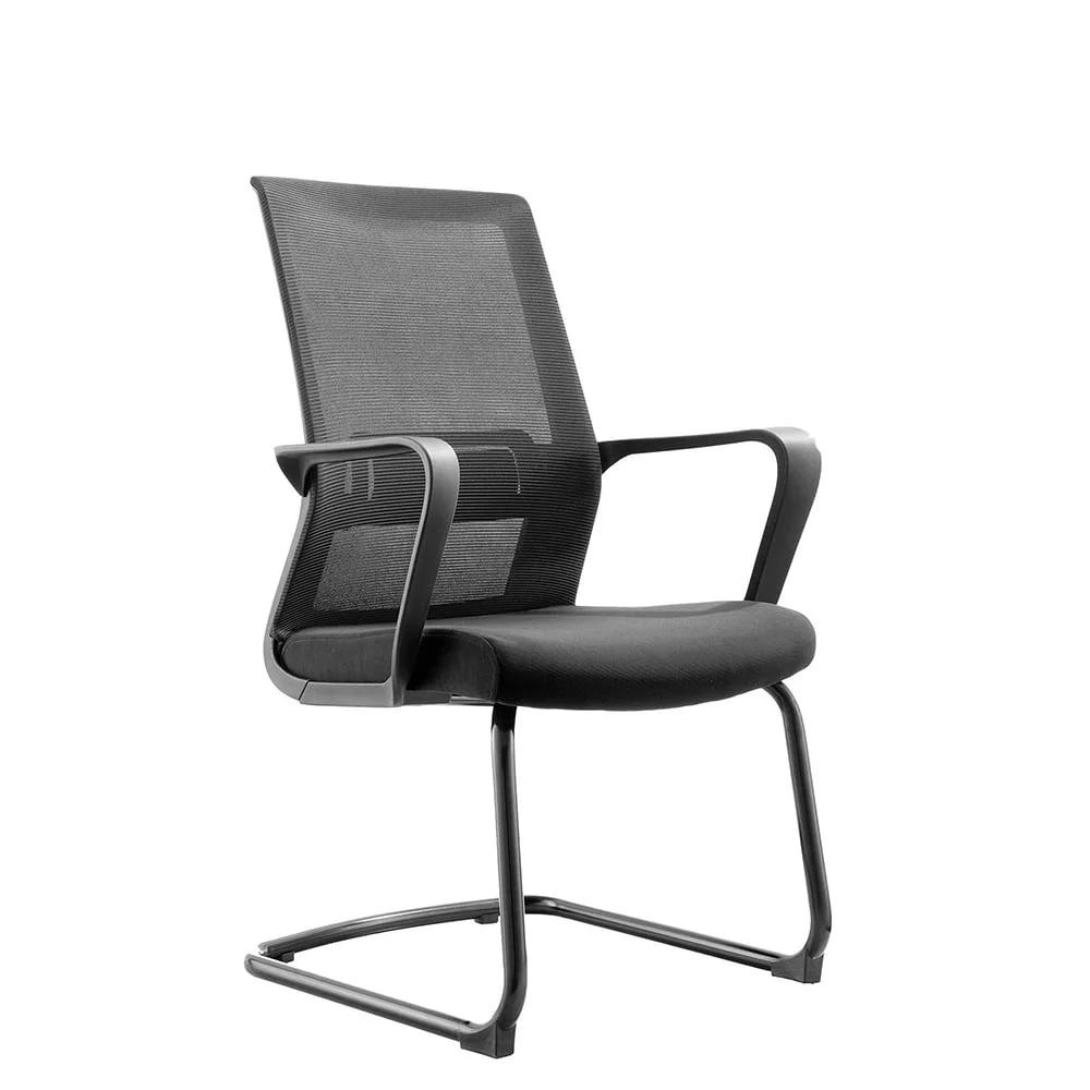 RFG Visitor Chair Smart M, fabric and mesh, black seat, black backrest, set of 2 pcs