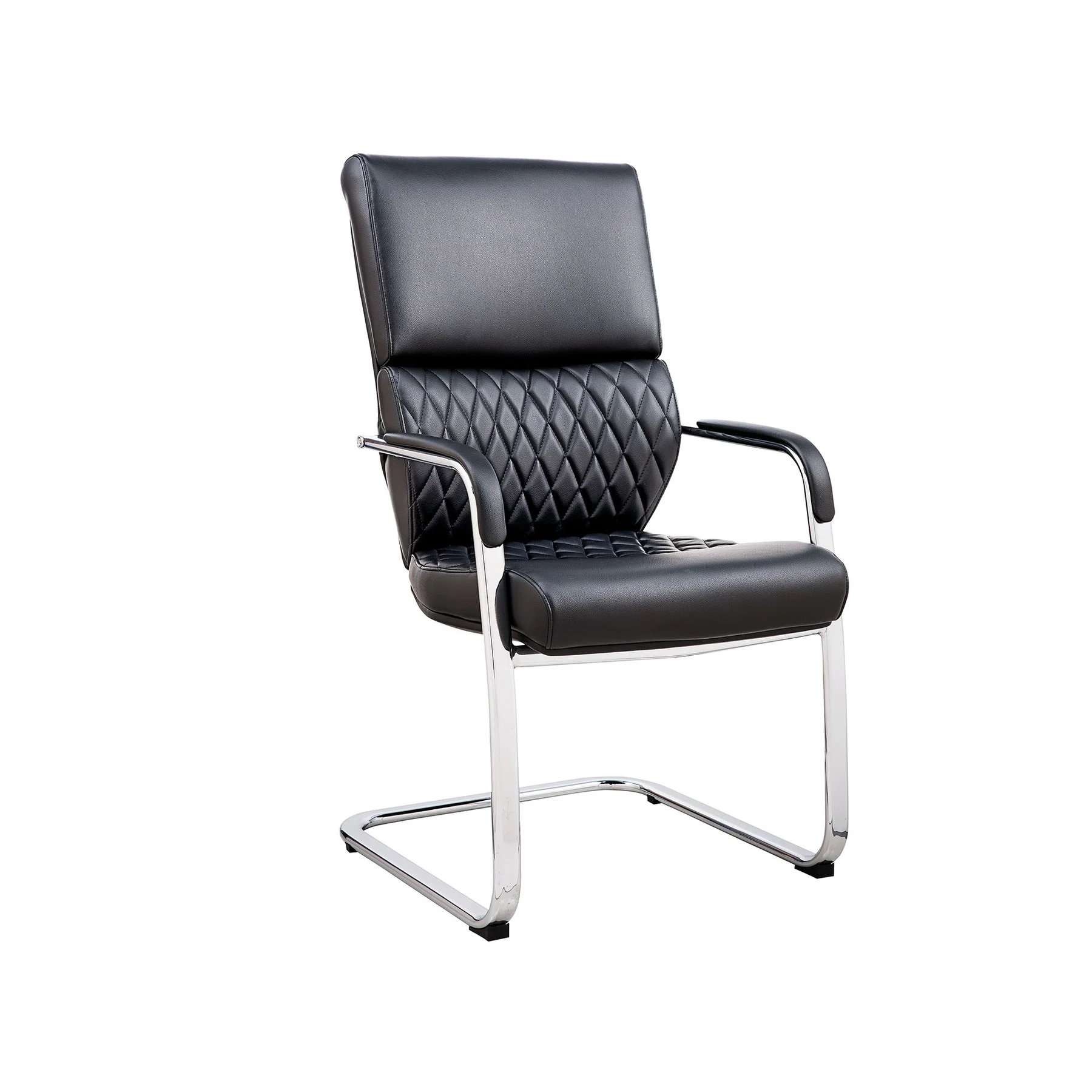 RFG Visitor Chair GRANDE M, eco leather, black
