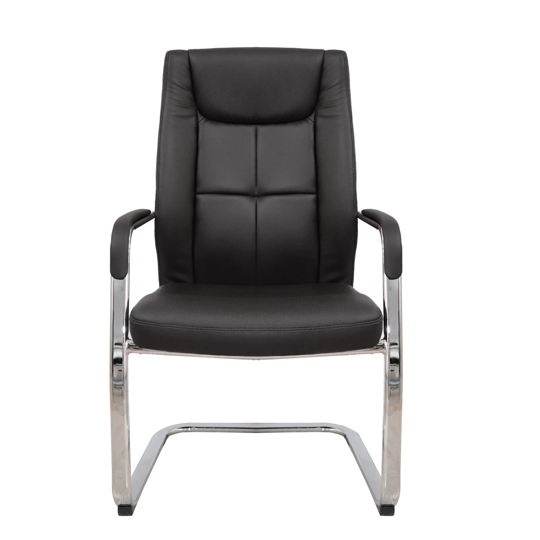 RFG Visitor chair BOGART M, eco-leather, black