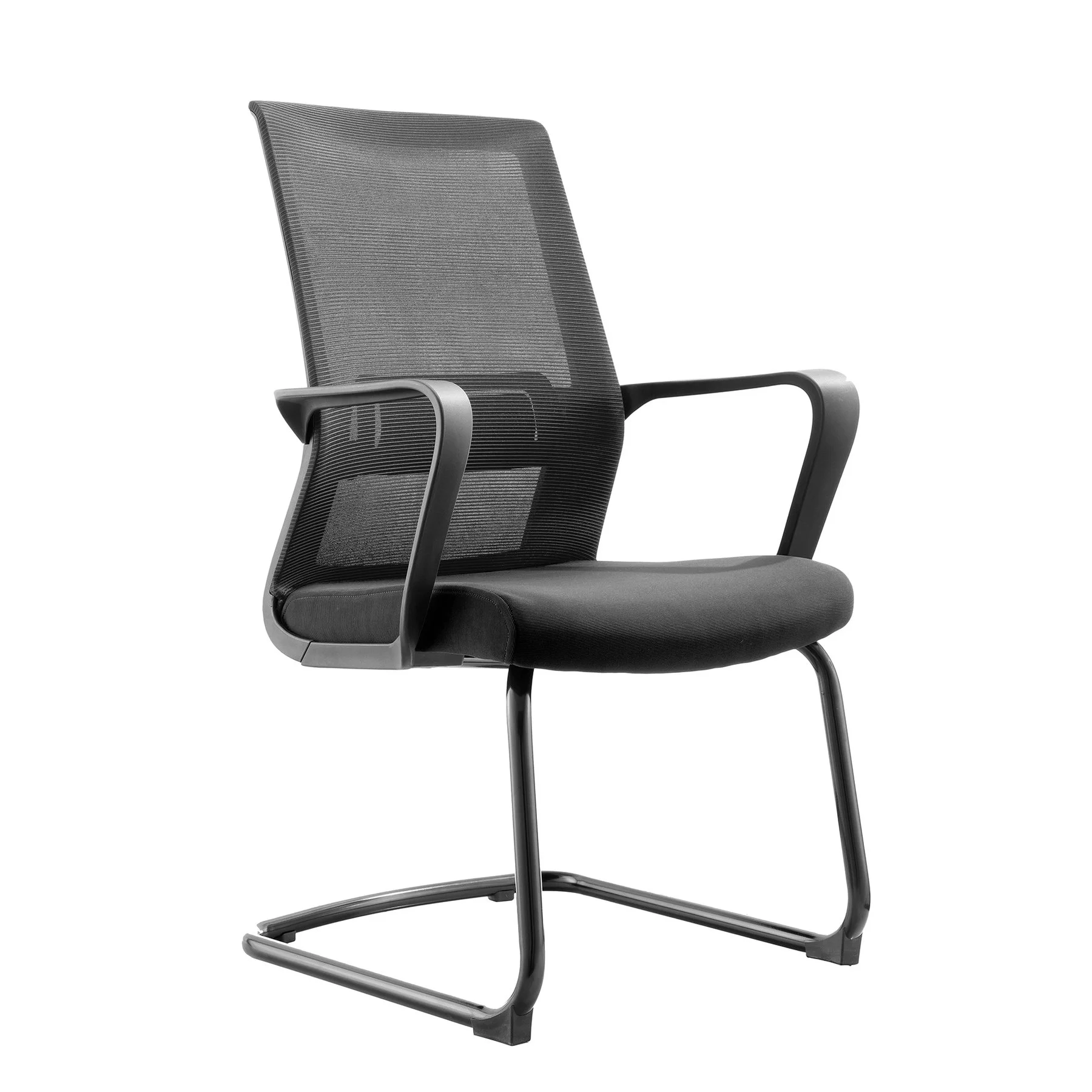 RFG Visitor Chair Smart M, fabric and mesh, black seat, black backrest