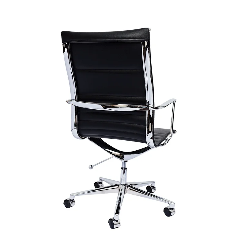 RFG Work chair Haven W, eco-leather, black seat, black backrest