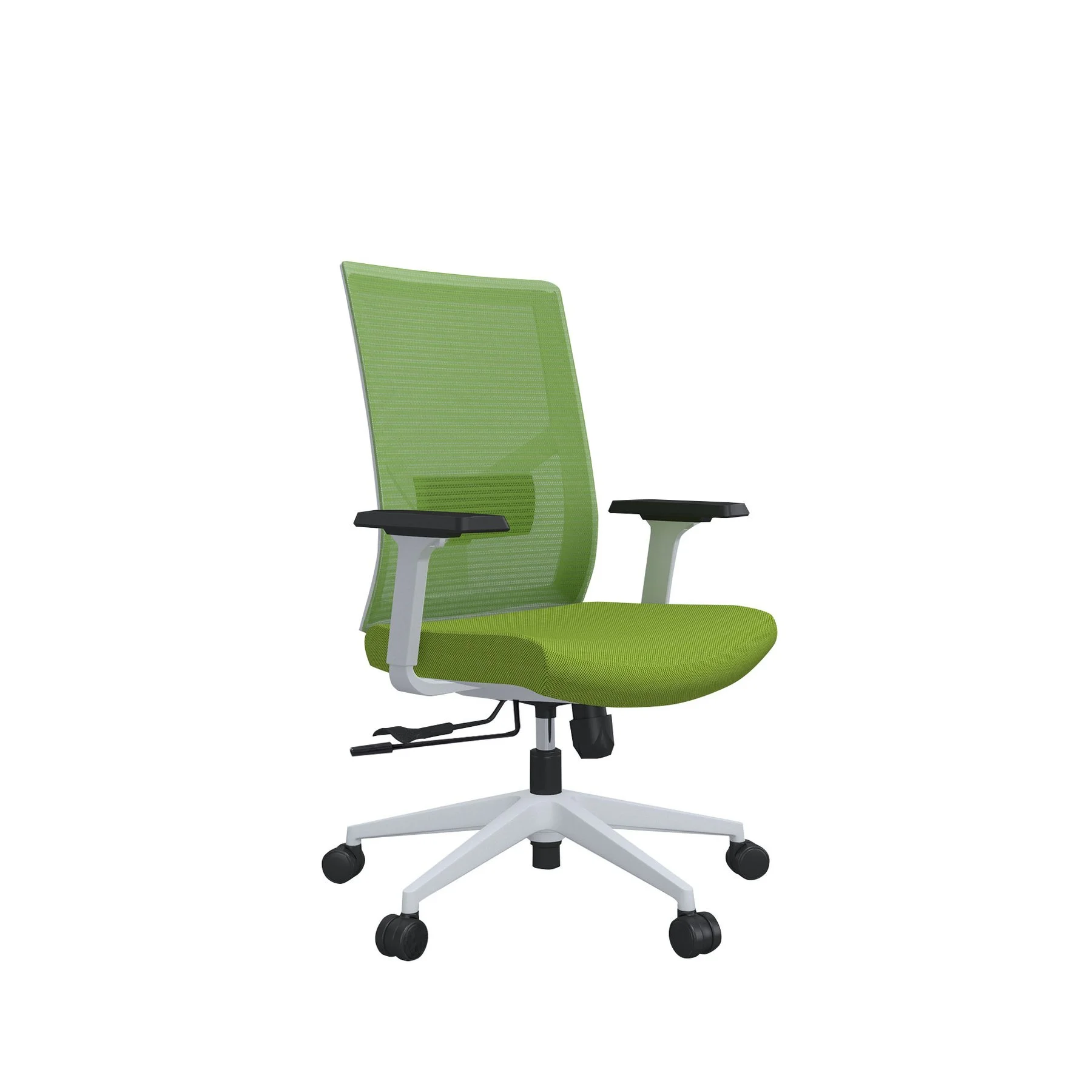 RFG Ergonomic Chair Snow W, green seat, green backrest