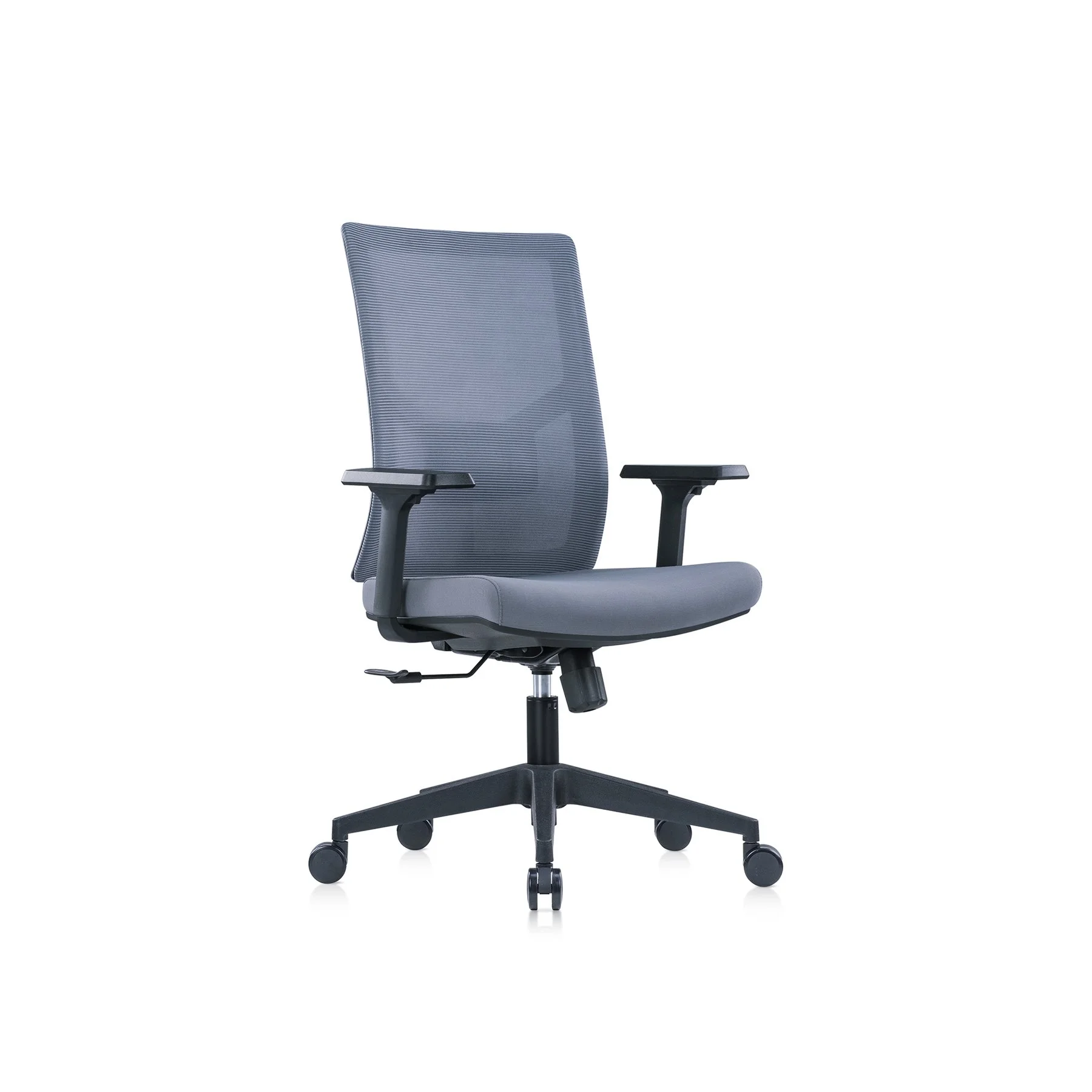 RFG Ergonomic chair Snow Black W, light grey seat, light grey backrest