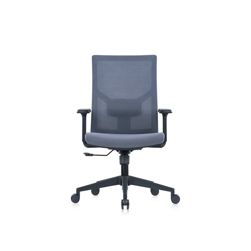 RFG Ergonomic chair Snow Black W, light grey seat, light grey backrest