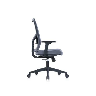 RFG Ergonomic chair Snow Black W, light grey seat, light grey backrest