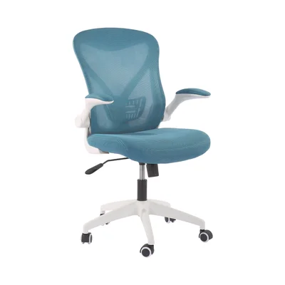 RFG Office Chair Jolly White W, blue-green