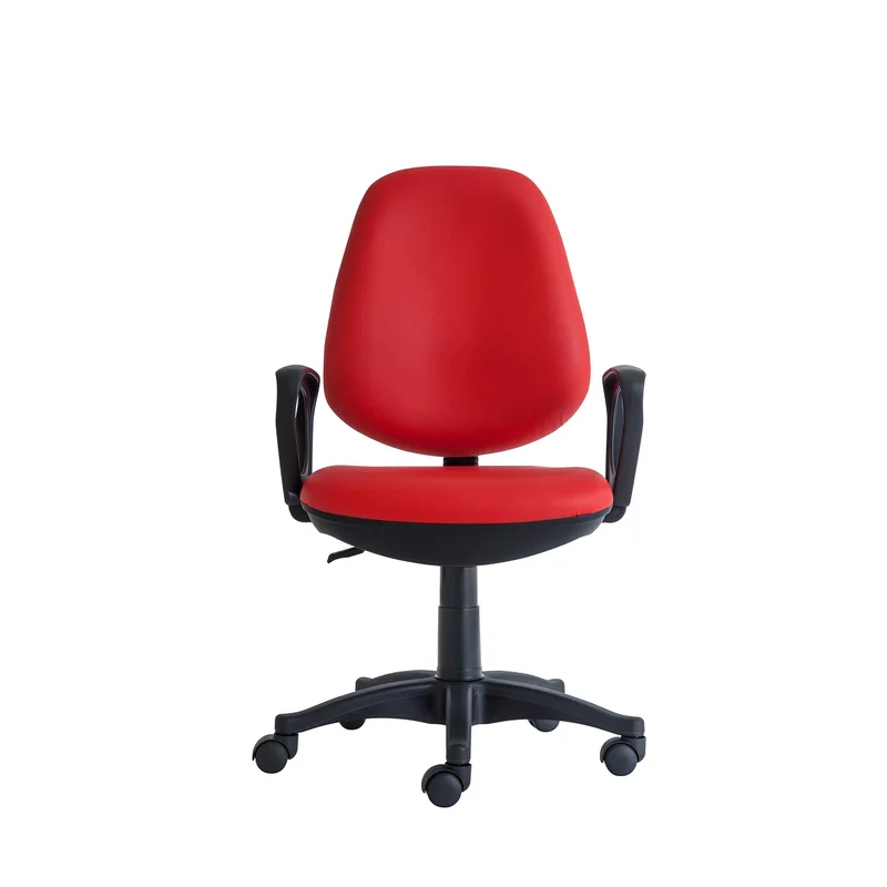 RFG Ergonomic chair Presto Black, eco leather, red