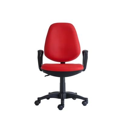 RFG Ergonomic chair Presto Black, eco leather, red
