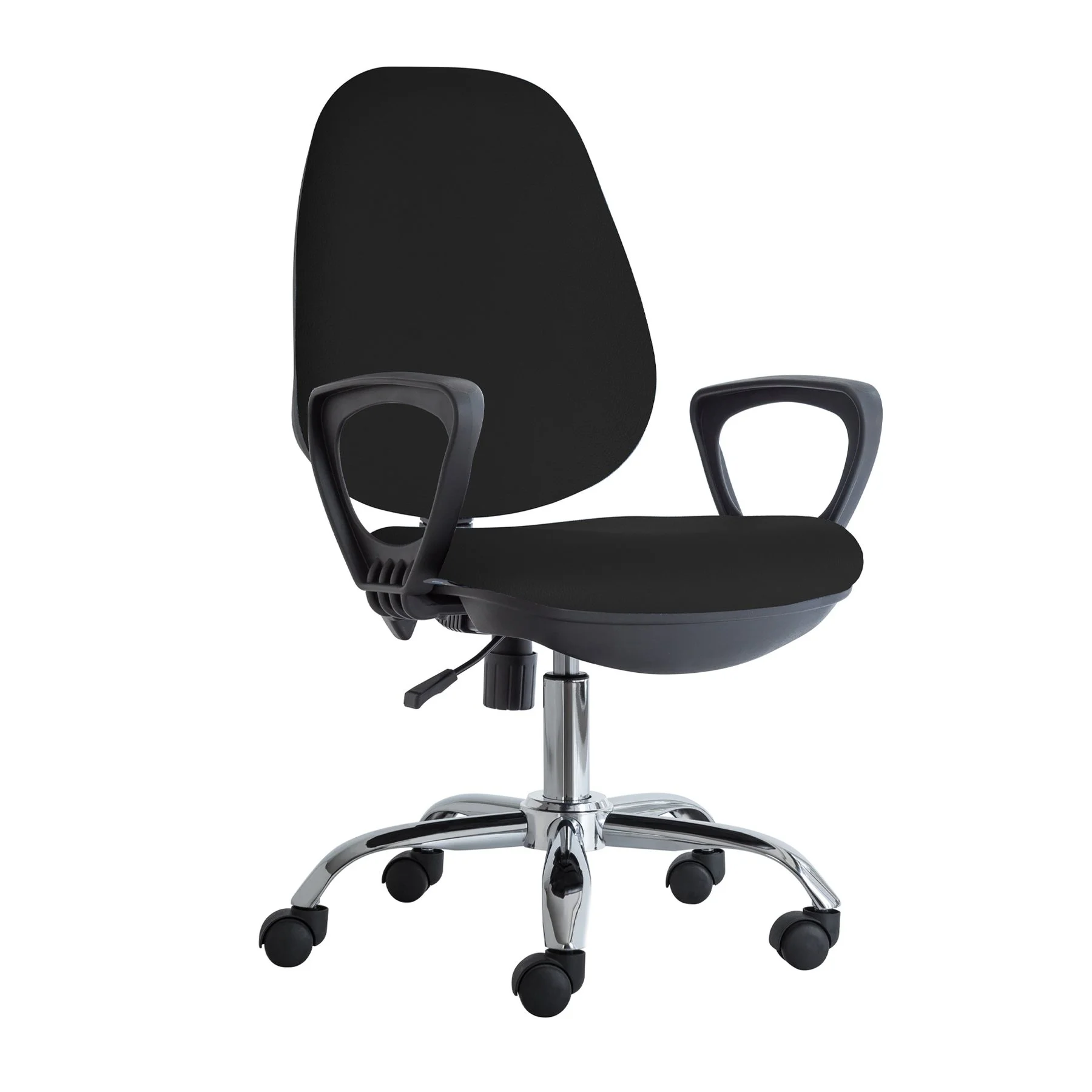 RFG Ergonomic chair Presto Chrome, eco leather, black