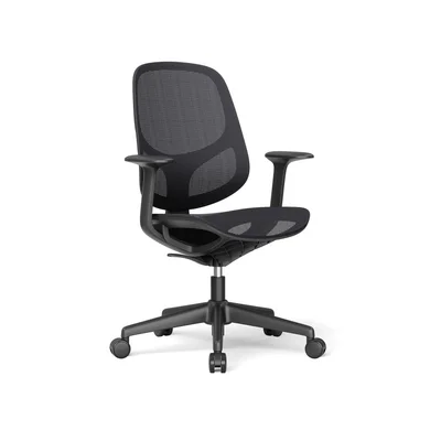 Офис стол RFG Cherry W, меш, до 120 kg, черен