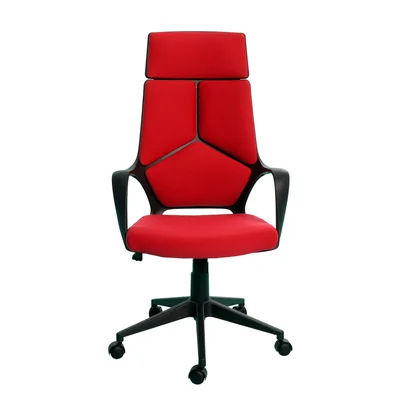 Executive Chair Force Black, fabric, red