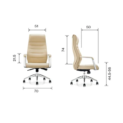 RFG Executive chair ITACA HB, eco leather, black