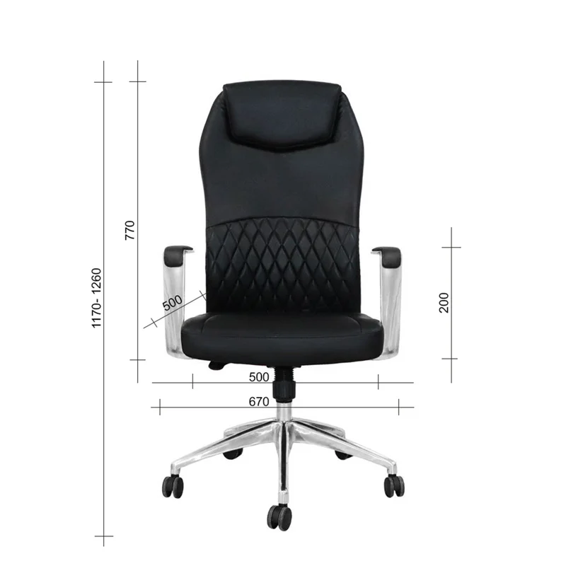 RFG Executive chair CRONO HB, eco leather, black