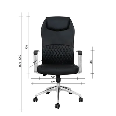 RFG Executive chair CRONO HB, eco leather, black