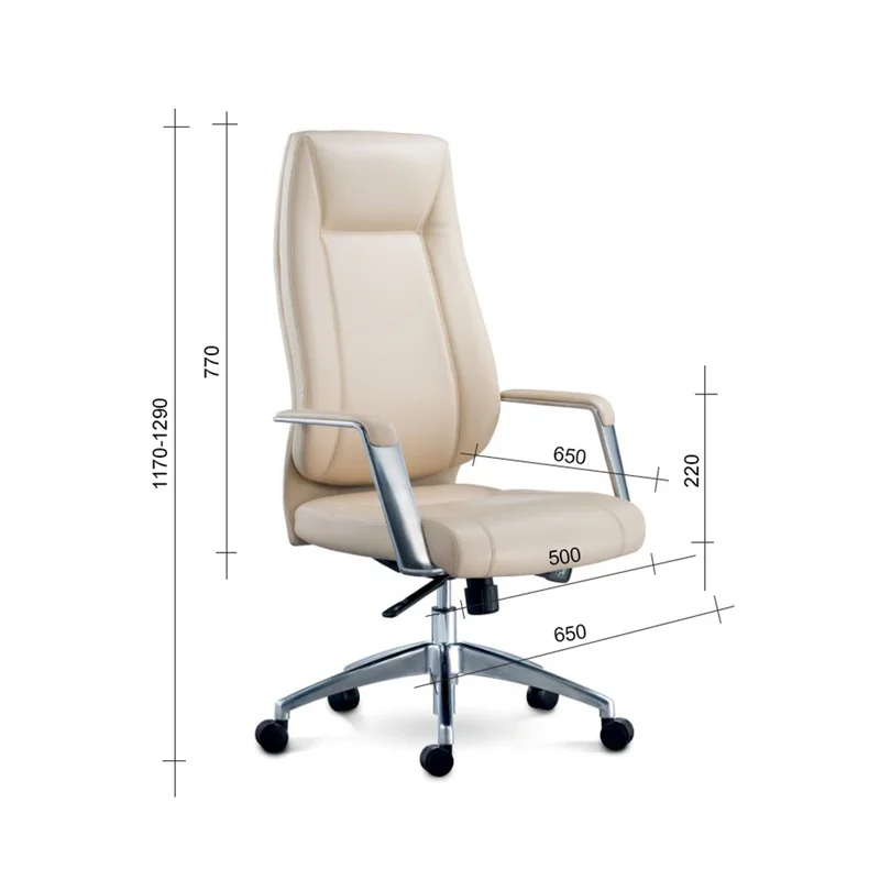 RFG Executive chair VINCI HB, eco leather, beige
