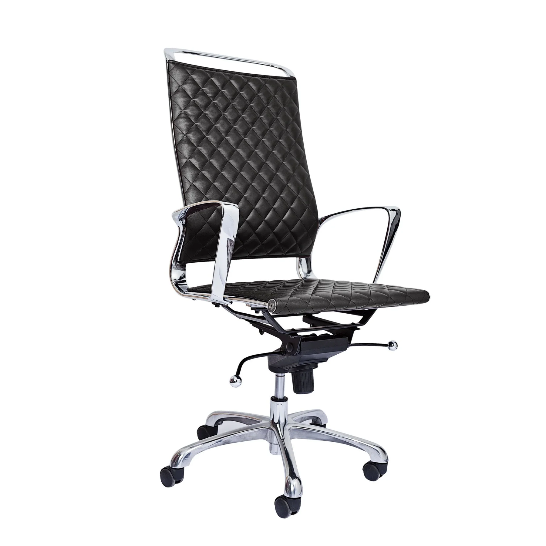 RFG Executive chair Ell HB, eco leather, black seat, black backrest
