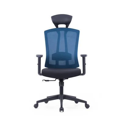 RFG Executive chair Brixxen HB, black seat, dark blue backrest