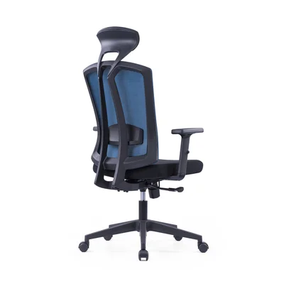 RFG Executive chair Brixxen HB, black seat, dark blue backrest