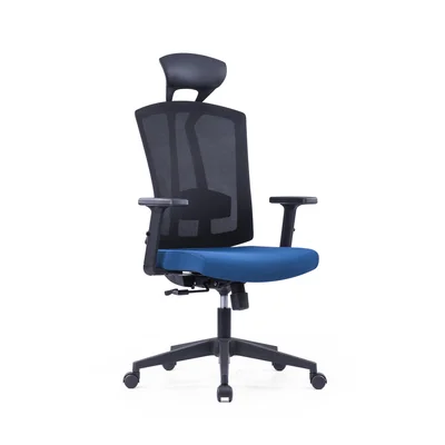 RFG Executive chair Brixxen HB, dark blue seat, black backrest