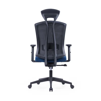 RFG Executive chair Brixxen HB, dark blue seat, black backrest