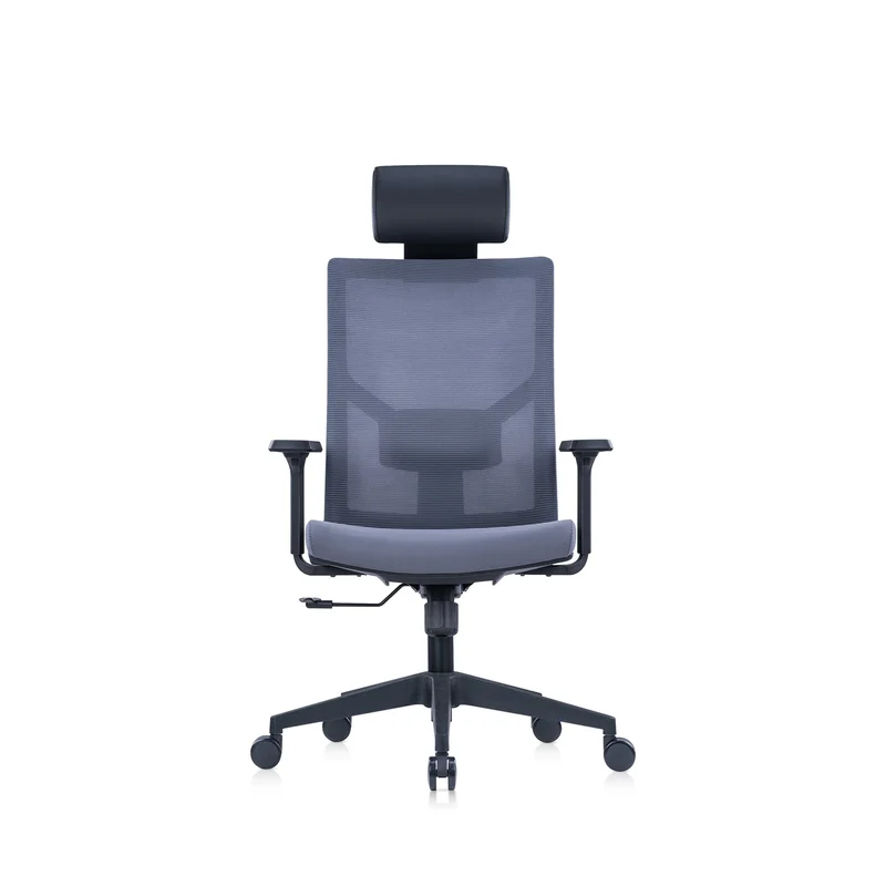 RFG Ergonomic chair Snow Black HB, light grey seat, light grey backrest