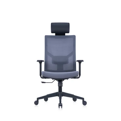 RFG Ergonomic chair Snow Black HB, light grey seat, light grey backrest