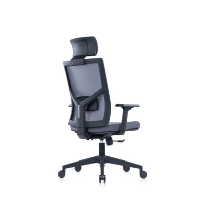 RFG Ergonomic chair Snow Black HB, light grey seat, light grey backrest