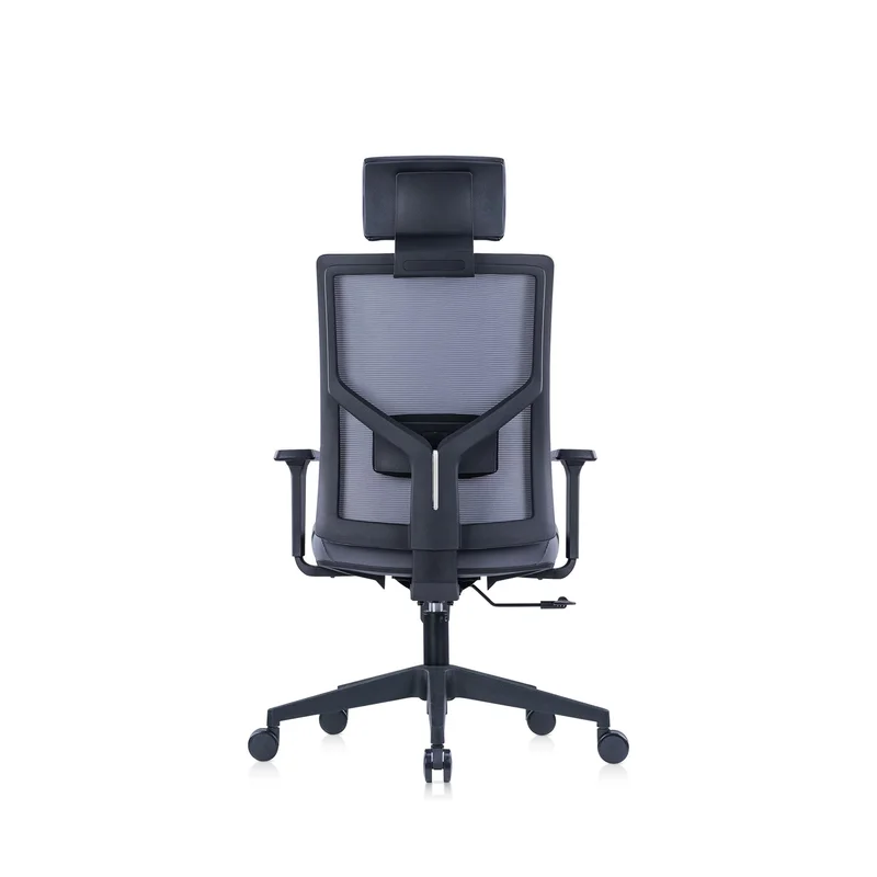 RFG Ergonomic chair Snow Black HB, light grey seat, light grey backrest