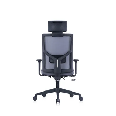 RFG Ergonomic chair Snow Black HB, light grey seat, light grey backrest