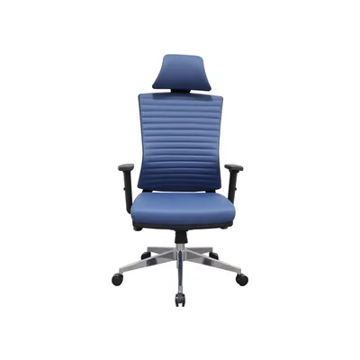 RFG Executive chair Solo 64 HB, eco leather, blue, assembled sample