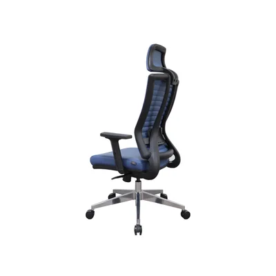 RFG Executive chair Solo 64 HB, eco leather, blue, assembled sample
