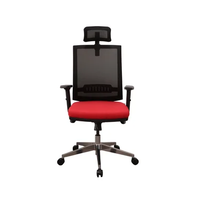 RFG Executive chair Elli 06 HB, red seat, black backrest