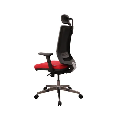 RFG Executive chair Elli 06 HB, red seat, black backrest