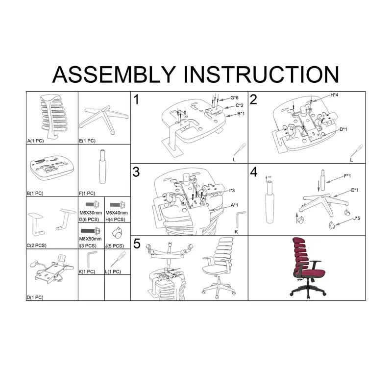 RFG Executive chair Spike 13 HB, light blue