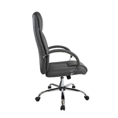 Executive chair Aida, eco leather, grey