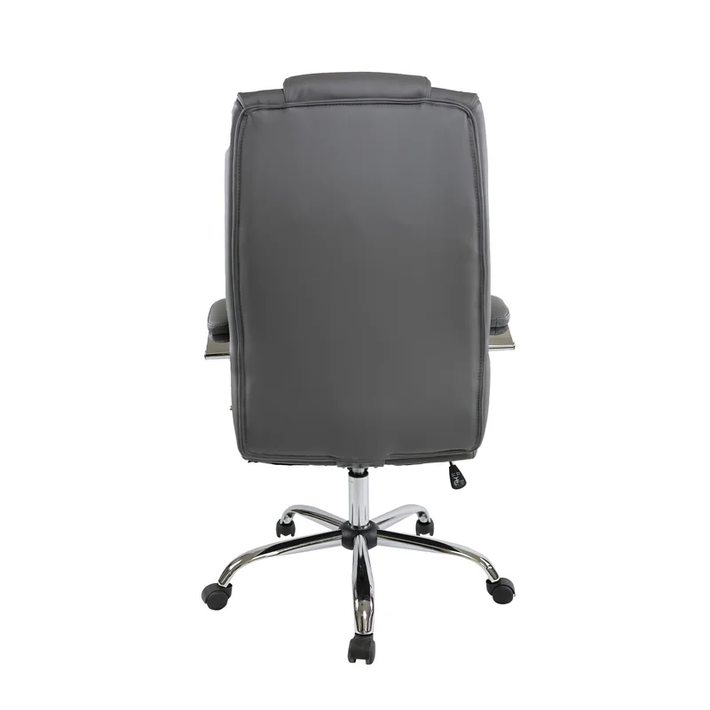 Executive chair Aida, eco leather, grey