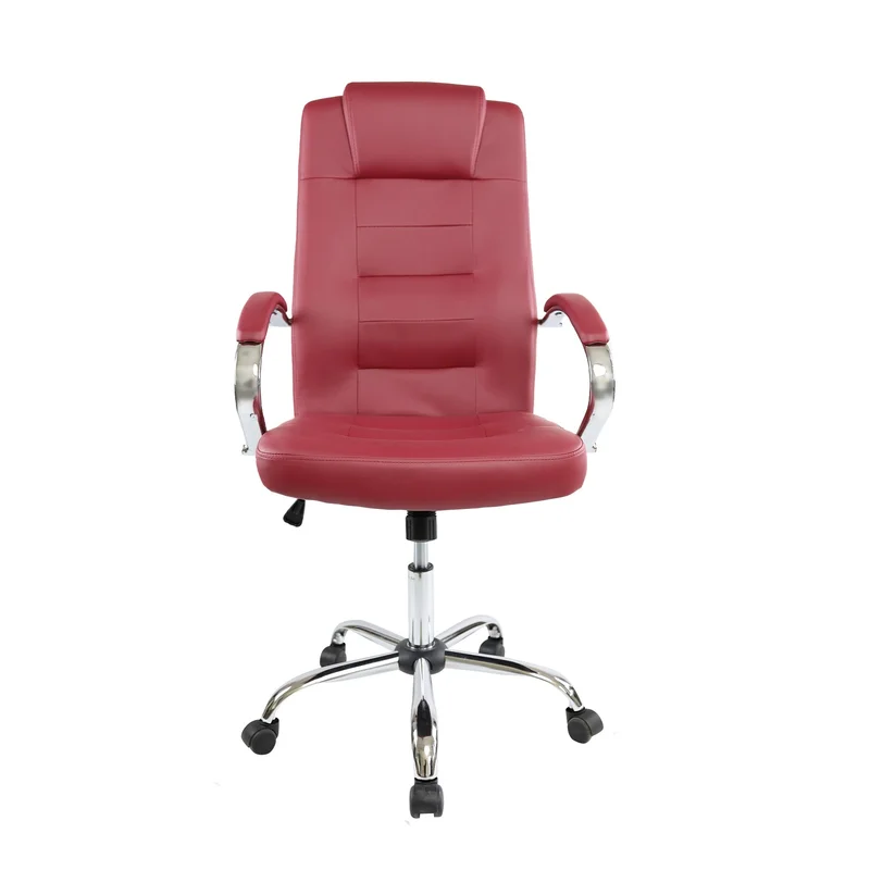 Executive chair Slash, eco leather, burgundy