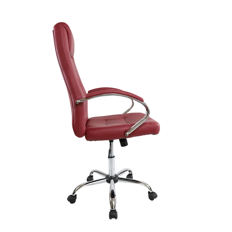 Executive chair Slash, eco leather, burgundy