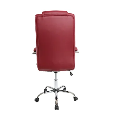 Executive chair Slash, eco leather, burgundy