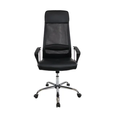 Executive chair Roby, eco-leather, black